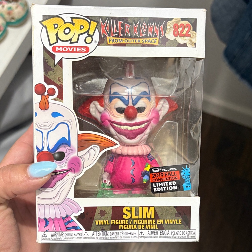 Funko Killer Klowns Slim Figure with Pink and Red Accents